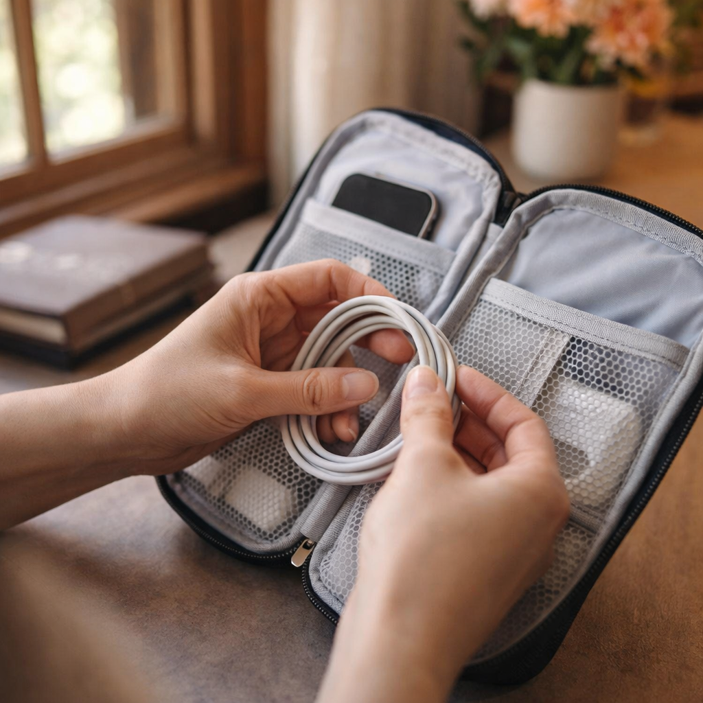 Estuche Organizador de Cables - travely